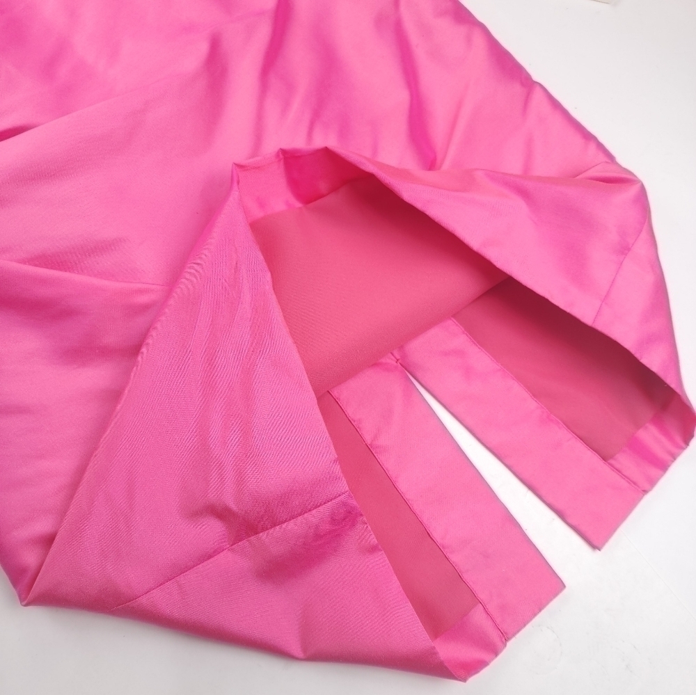 Marisa Baratelli Pink Thai Silk Formal Dress sz 10 - Picture 5 of 14